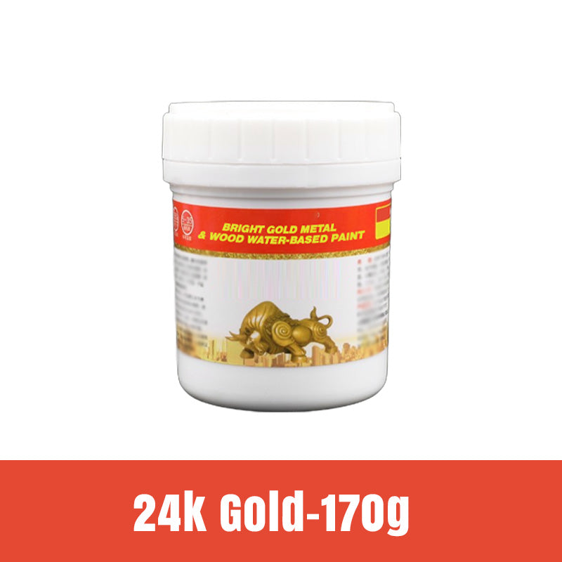 Shiny Metallic Water-based Gold Foil Paint