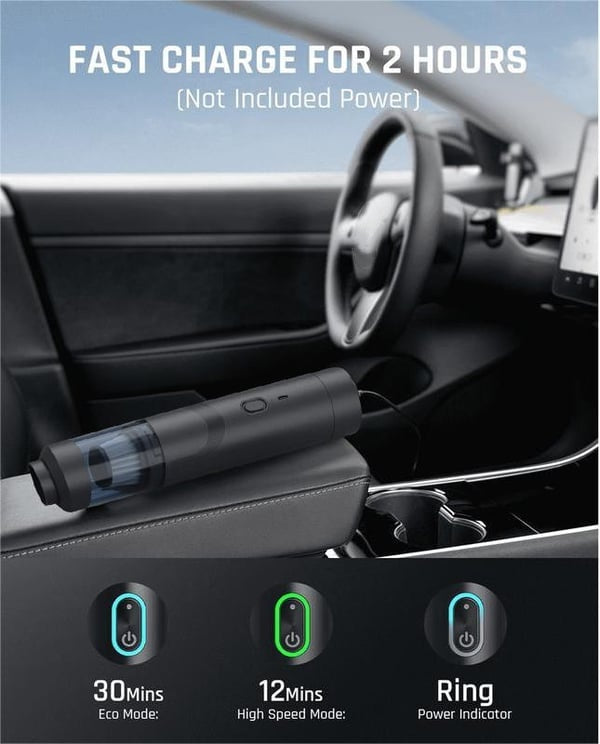 ✨ V8 Mate Mini-Kompaktstaubsauger – Kleiner, aber mächtig! Perfekt für Auto-Reinigung! ✨