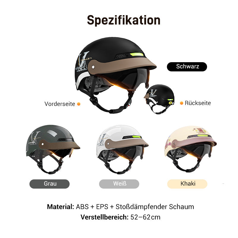 🛡️Atmungsaktiver, leichter und stoßfester Motorradhelm🏍️50 % Rabatt💥💥💥