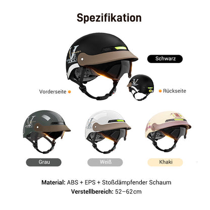 🛡️Atmungsaktiver, leichter und stoßfester Motorradhelm🏍️50 % Rabatt💥💥💥