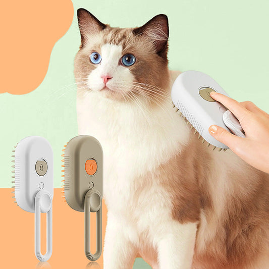 [Perfect Pet Gift] Multi-Function Spray & Massage Grooming Comb