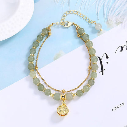 🎅🎁Ideal Gift - Elegant Faux Jade Bracelet
