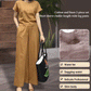 Elegant Solid Cotton Linen 2-piece Set