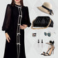 🎉🎉Christmas Sale 🎄❄️ Women’s Temperament Half-turtleneck Maxi Dress with Pockets‼️