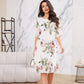 Blush Petal Flow Chiffon Dress