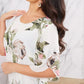 Blush Petal Flow Chiffon Dress
