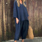 🌸🌸🌸Women's Summer Loose Pocket V-Neck 2-Piece Set