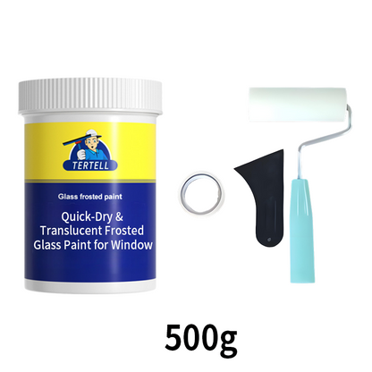 Quick-Dry & Translucent Frosted Glass Paint for Window