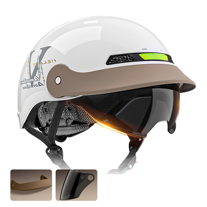 🛡️Atmungsaktiver, leichter und stoßfester Motorradhelm🏍️50 % Rabatt💥💥💥